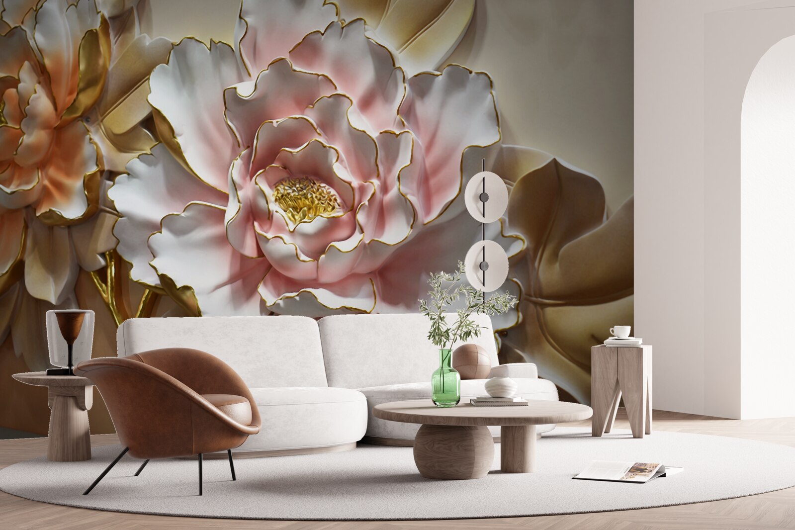 Fototapeta pączek lotosu otworzył się w całej okazałości