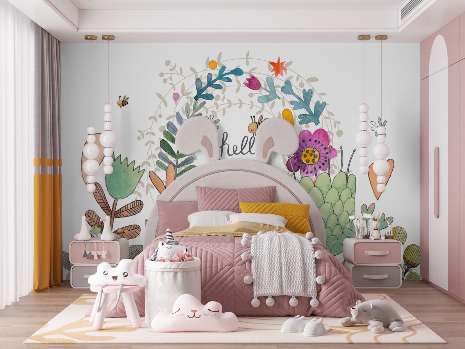 Fototapeta przedstawione rośliny i zwierzęta