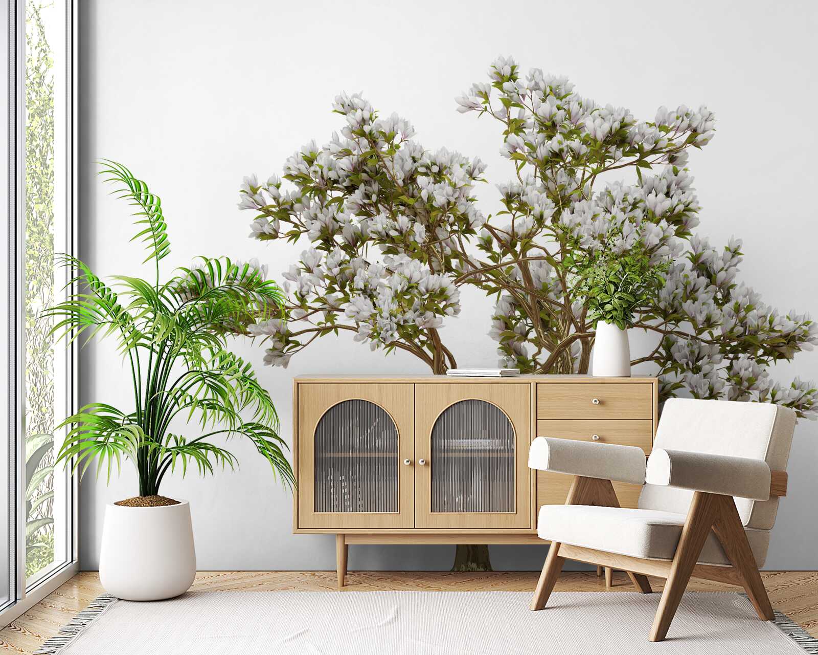 Fototapeta samotne bonsai ma pełne wdzięku piękno