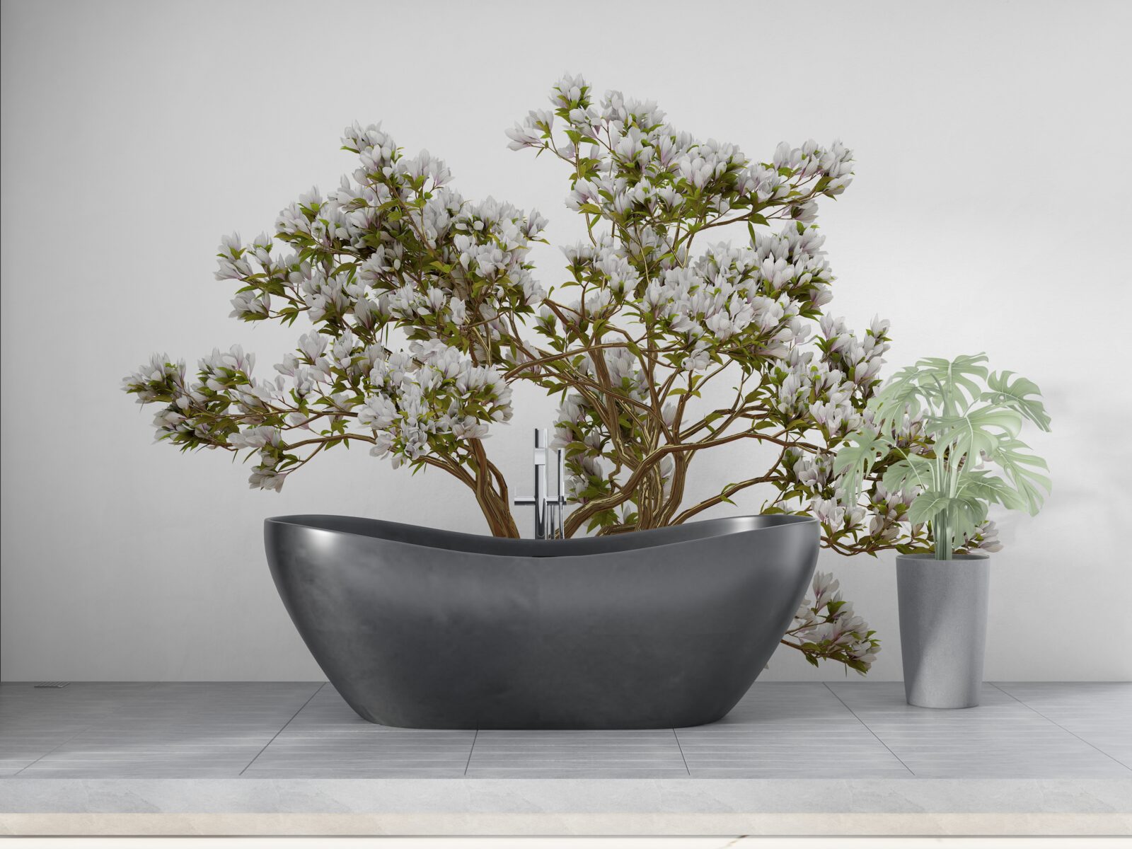 Fototapeta samotne bonsai ma pełne wdzięku piękno