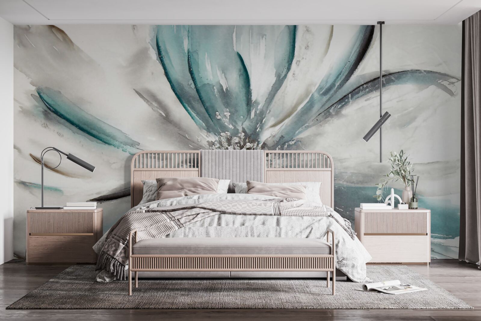 Fototapeta delikatne płatki otwartego pąka