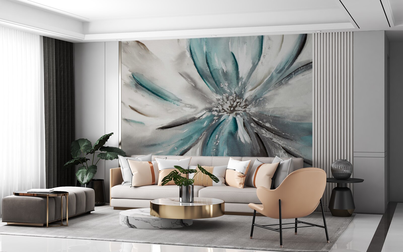 Fototapeta delikatne płatki otwartego pąka