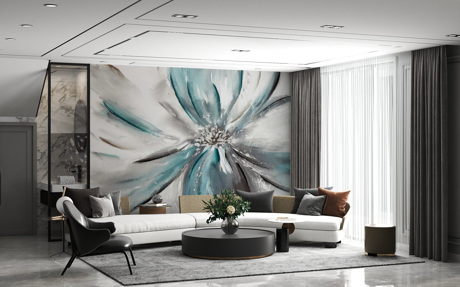 Fototapeta delikatne płatki otwartego pąka