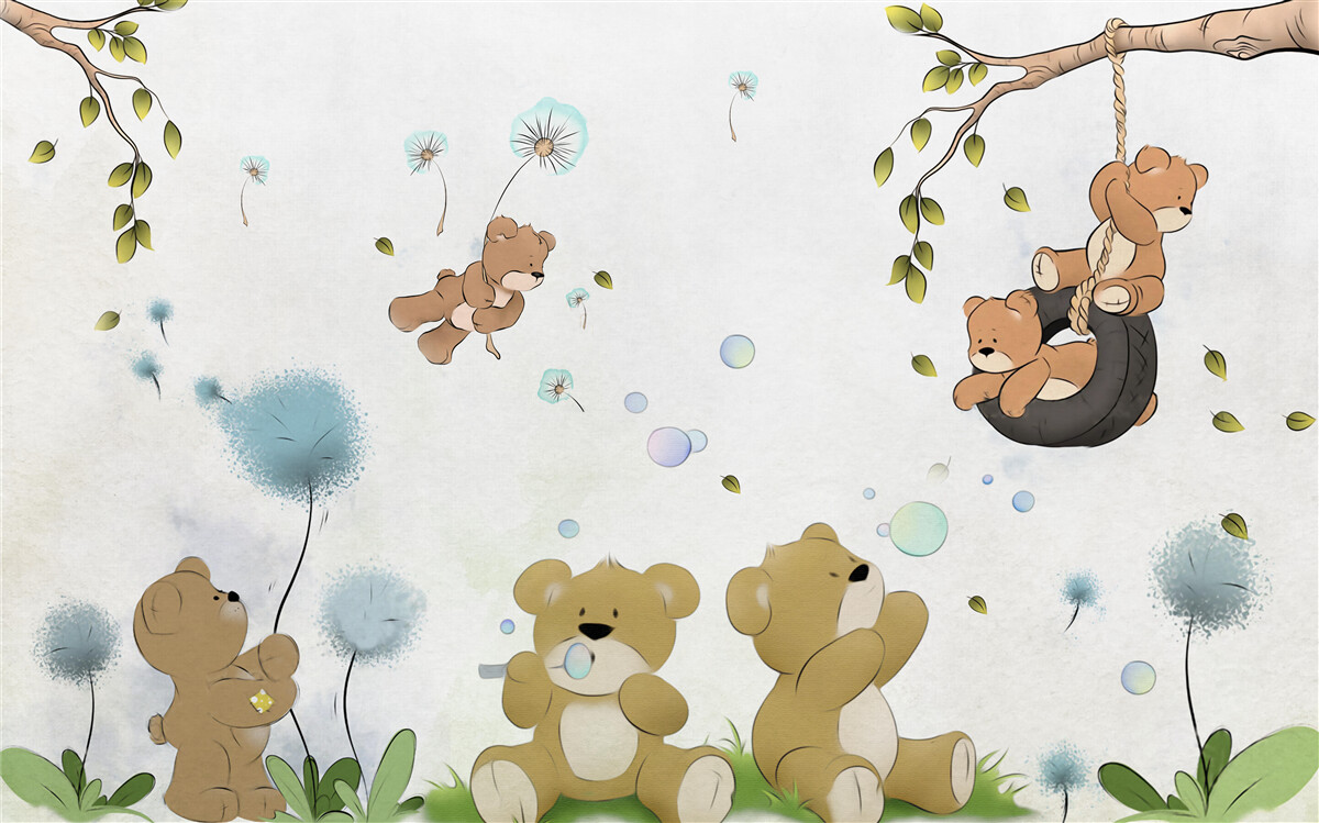 Fototapeta maluszki grają