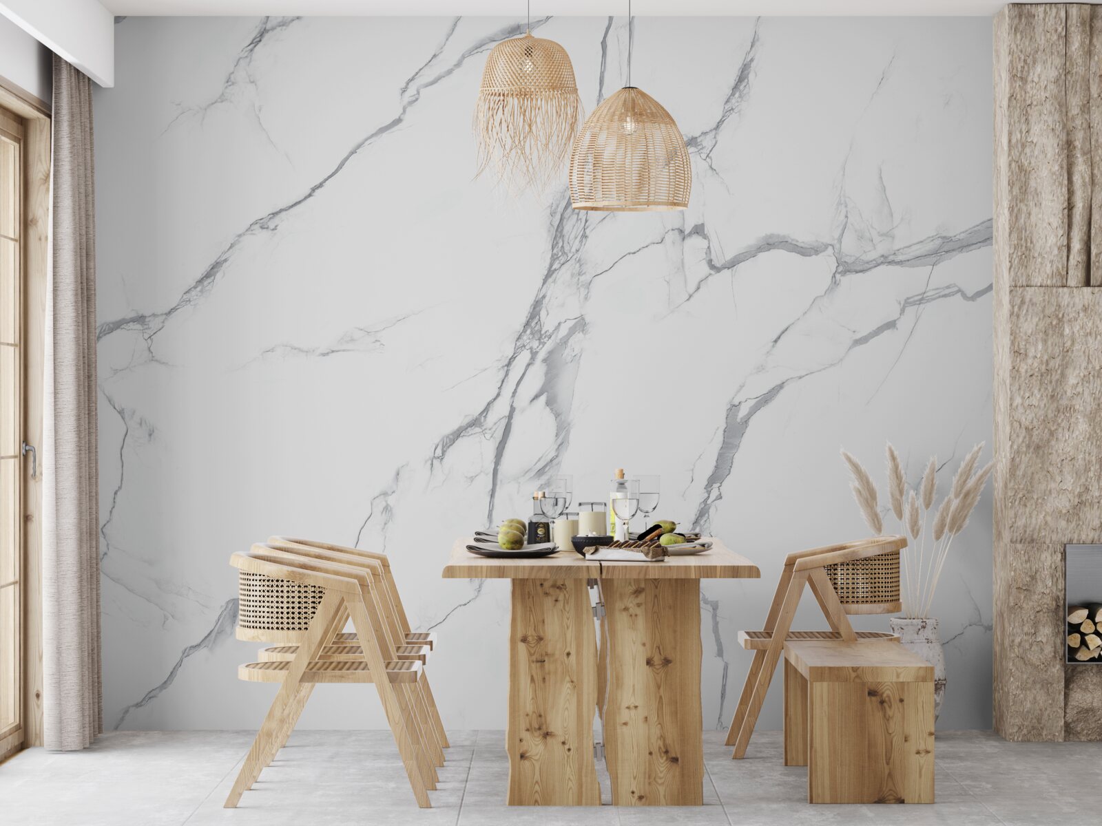 Fototapeta potężna burza na lekkich chmurach