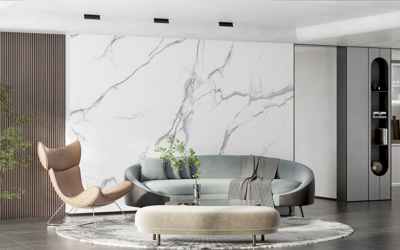 Fototapeta potężna burza na lekkich chmurach