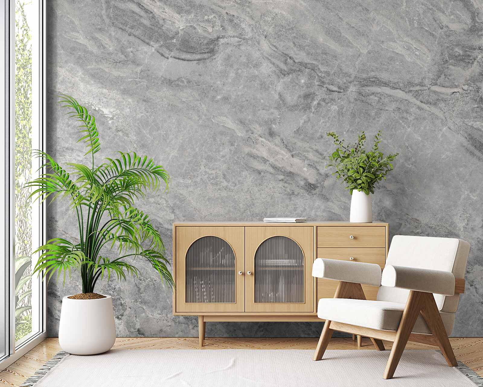 Fototapeta szare płytki porcelanowe z rozmytymi krawędziami