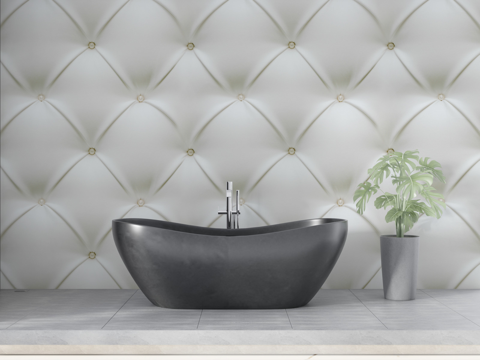 Fototapeta tekstura ze złotymi perłami w trójwymiarowym projekcie