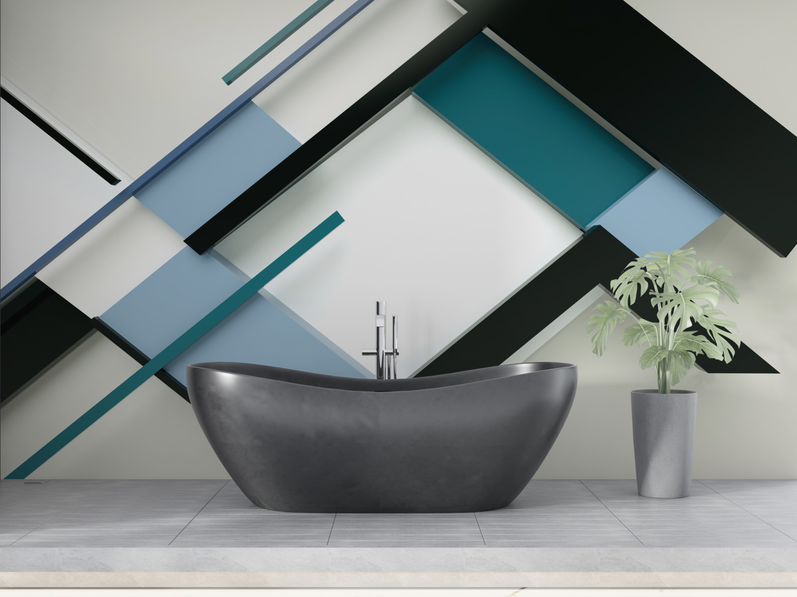 Fototapeta kształty geometryczne w abstrakcji