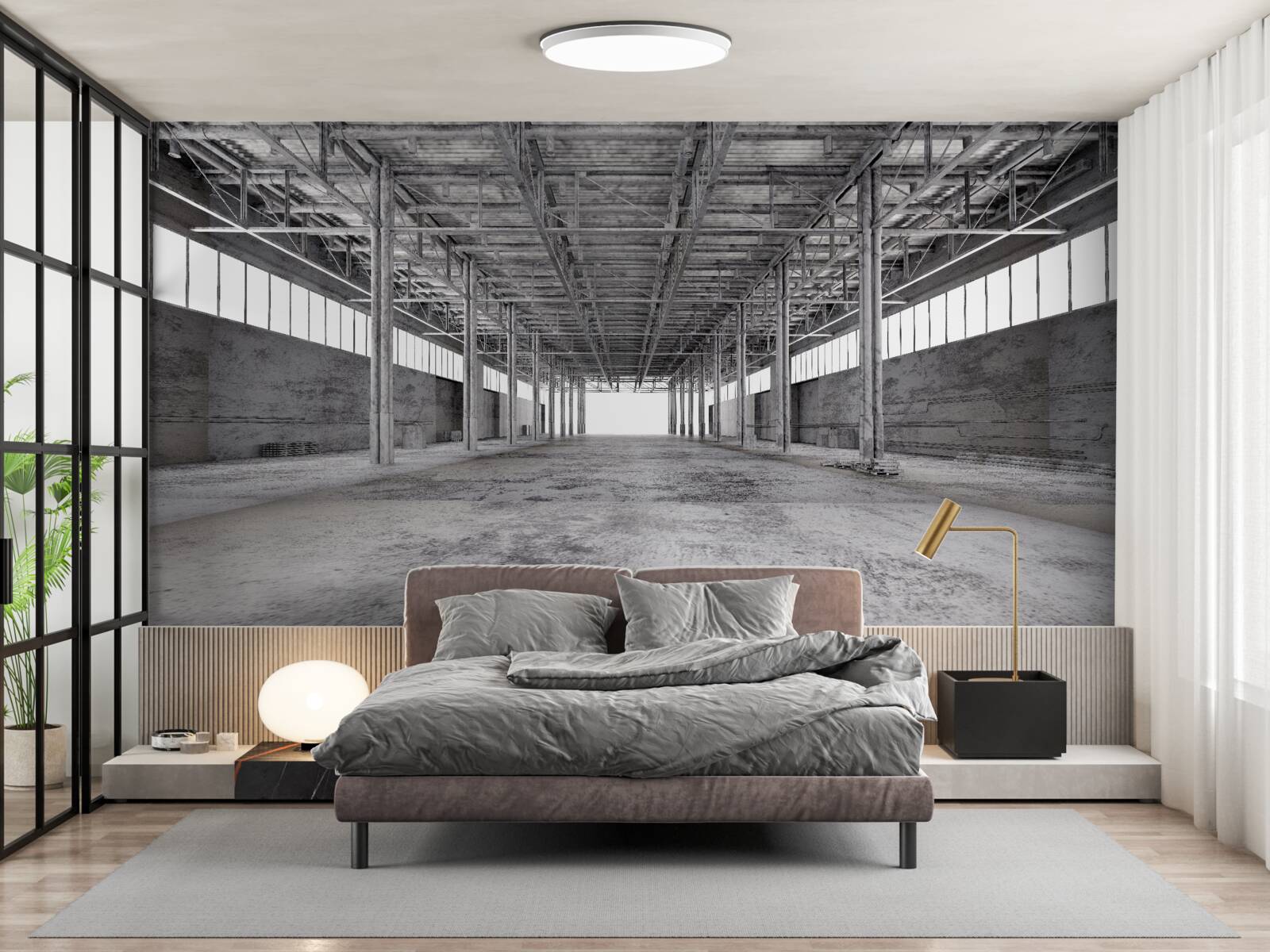 Fototapeta pracownia czarno-biała jest pusta