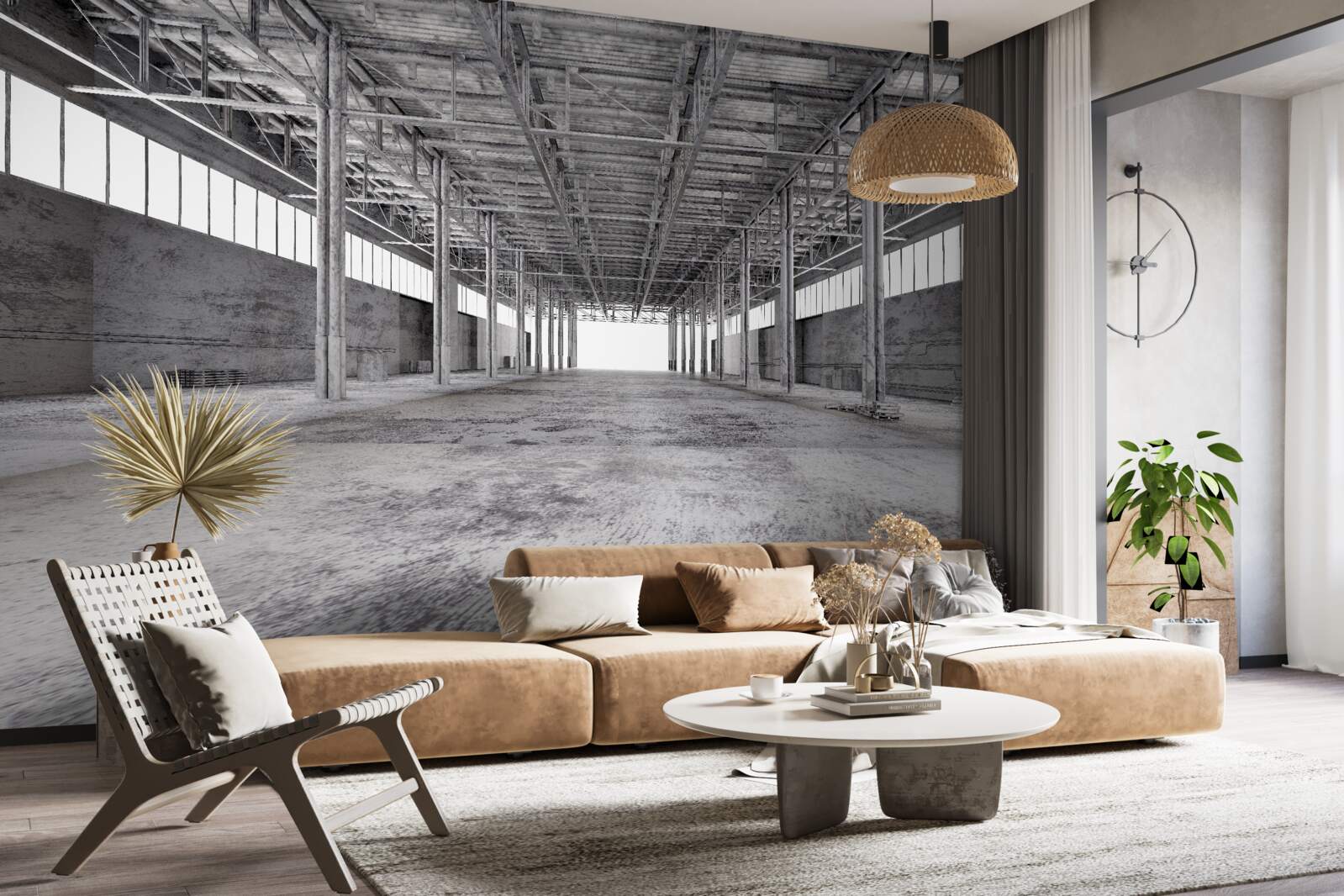 Fototapeta pracownia czarno-biała jest pusta