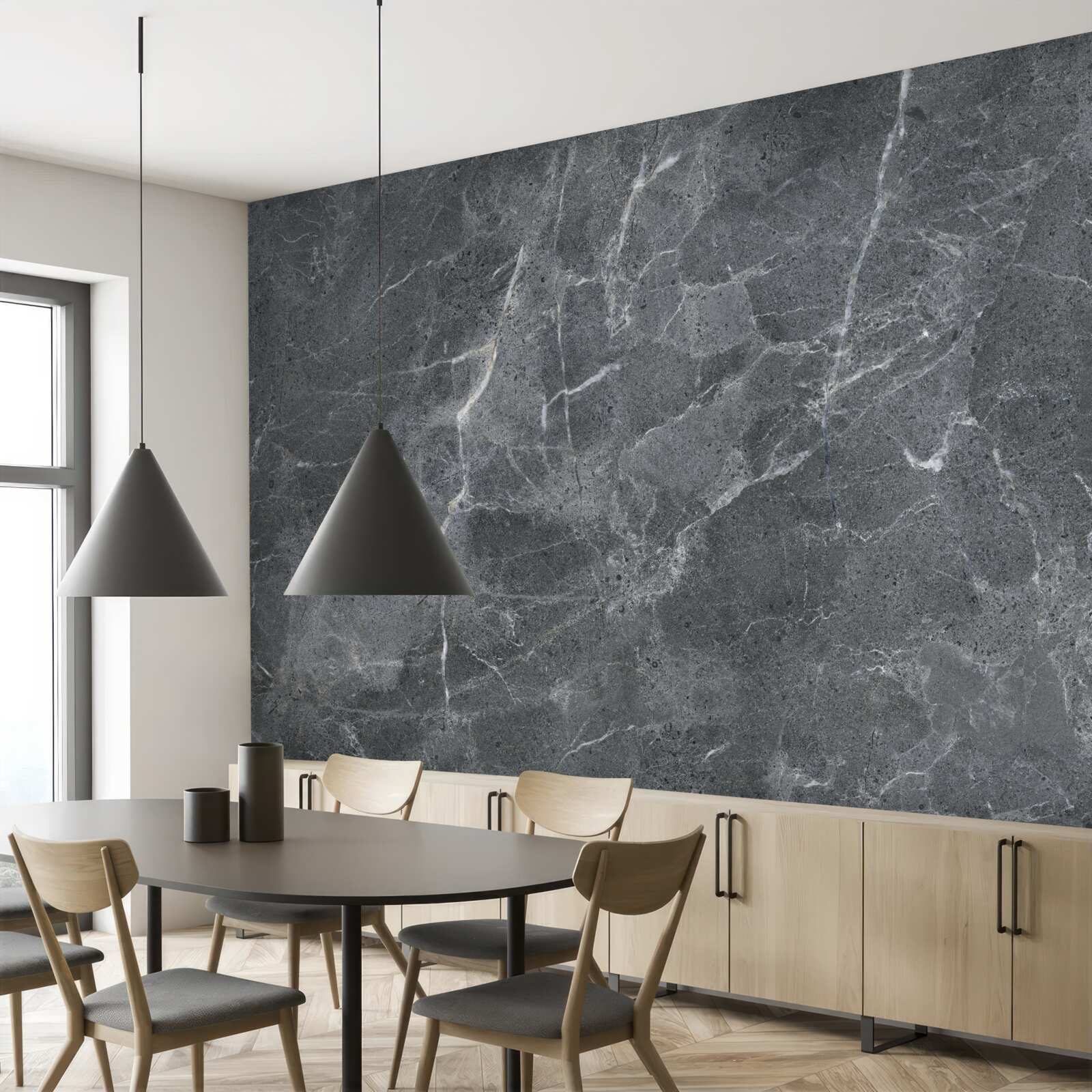 Fototapeta szare chmury pełne deszczu i ciemności