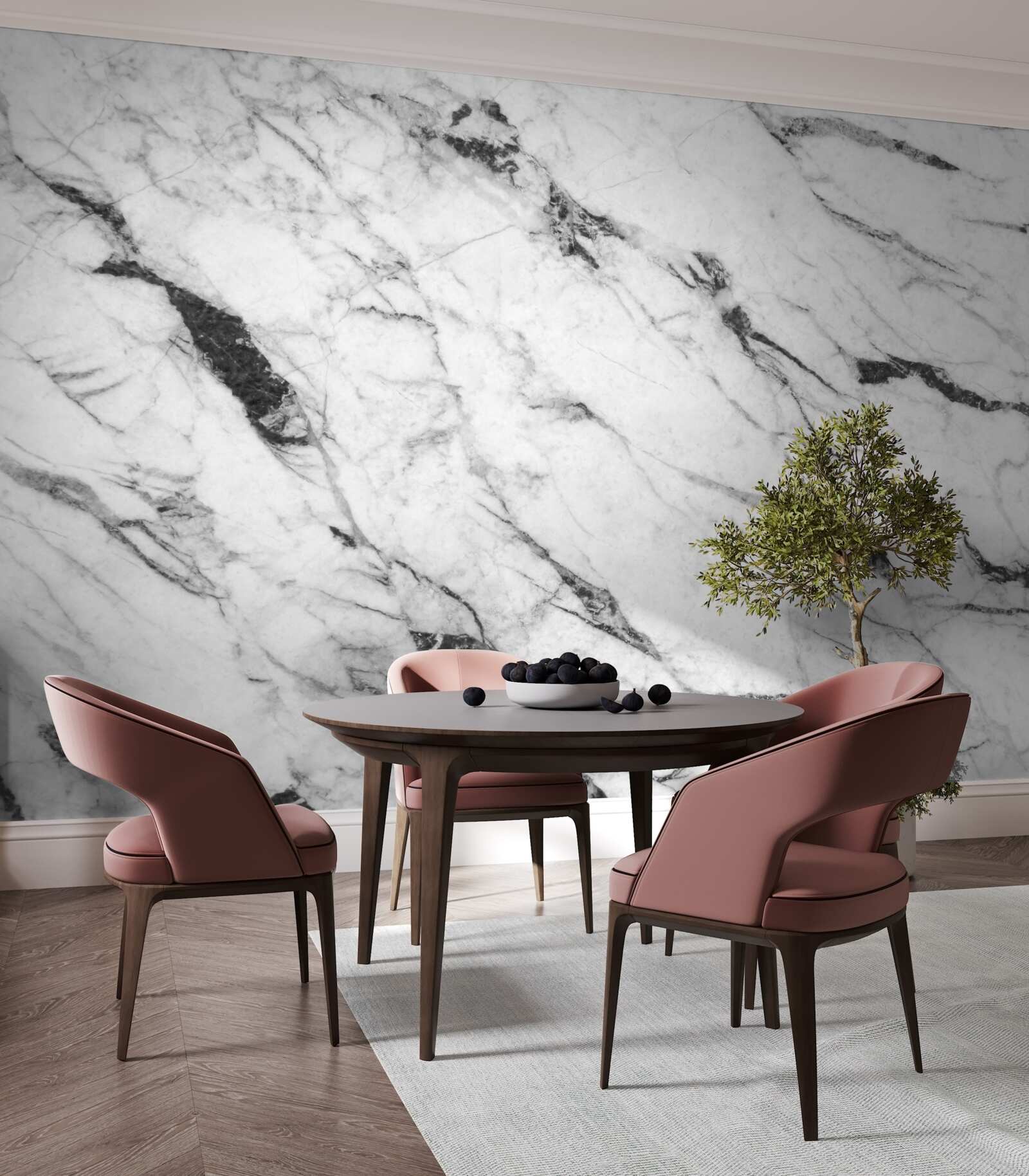 Fototapeta połączenie białego i niebieskiego dymu