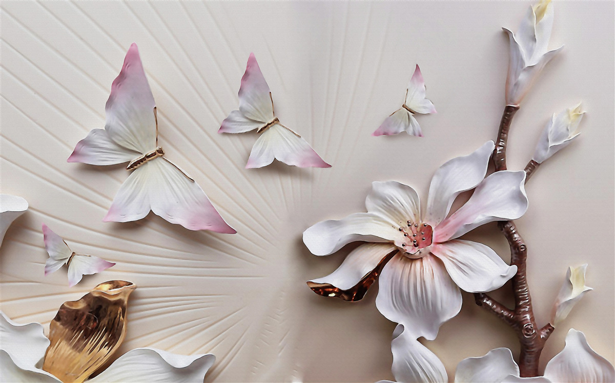 Fototapeta Ćmy nad jasnymi pąkami