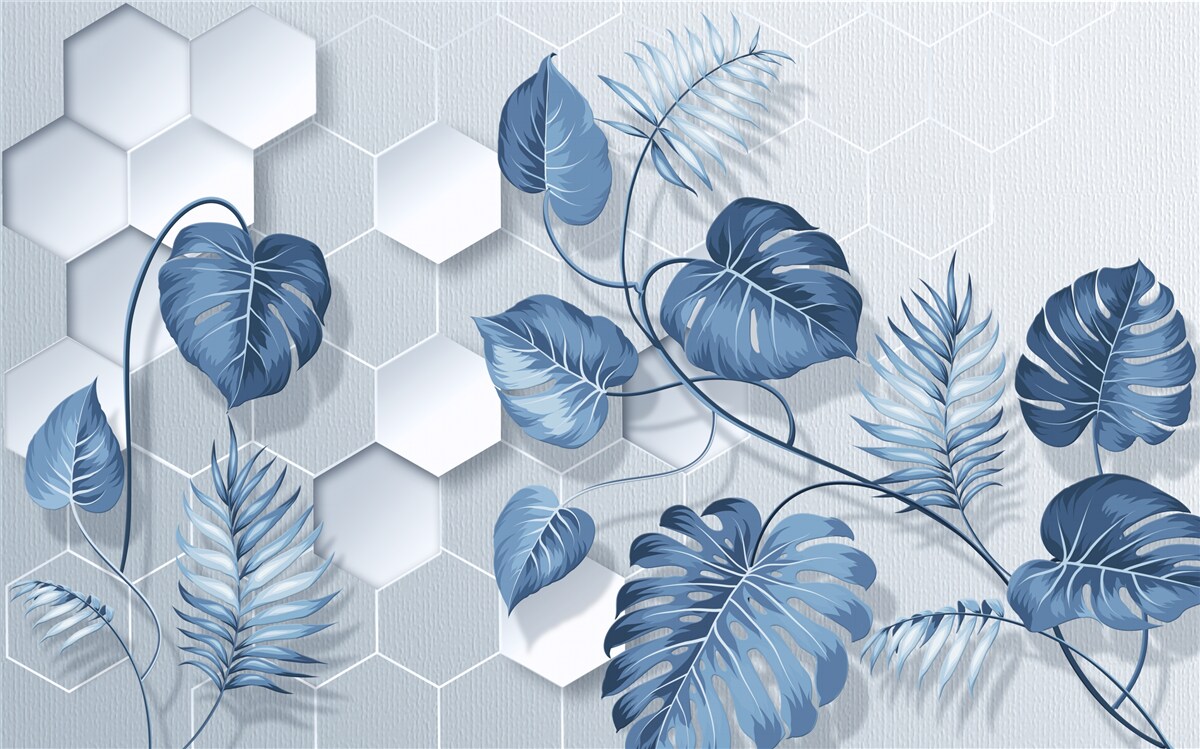 Fototapeta monstera na nieokreślonym tle