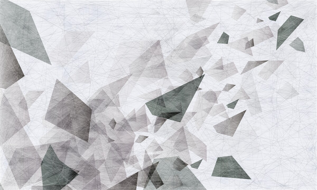 Fototapeta szare tło z abstrakcyjnym wzorem nici