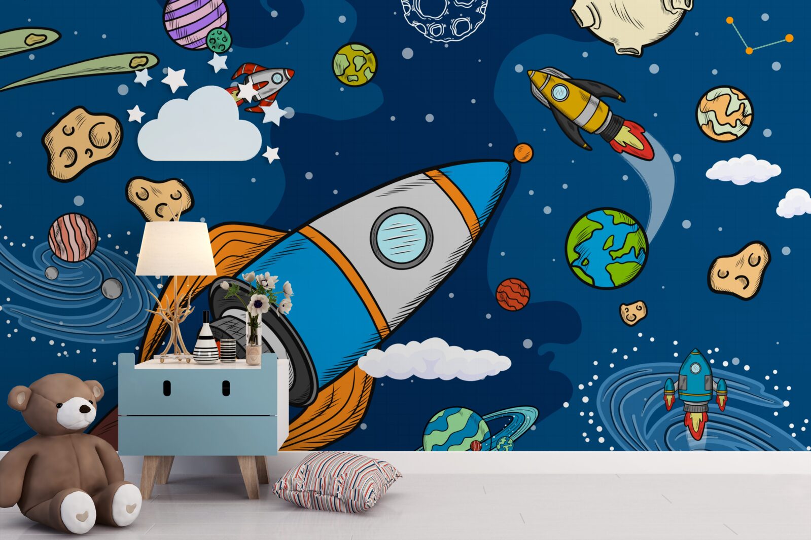 Fototapeta rakiety kosmiczne