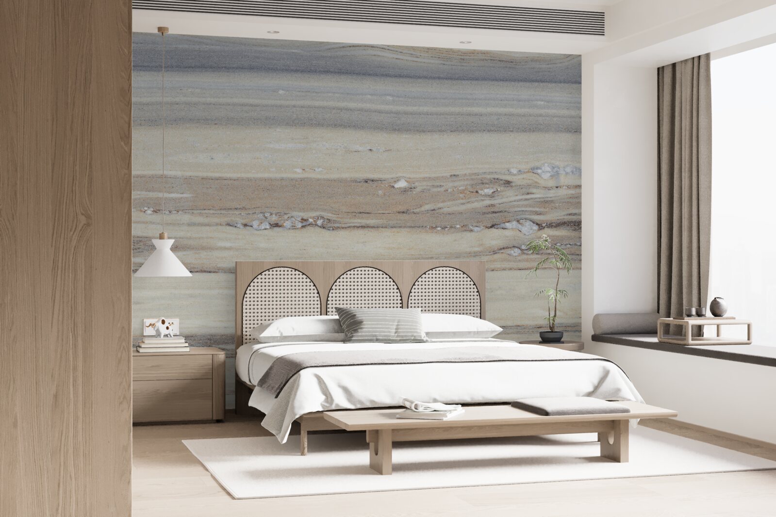 Fototapeta jasnoszary piasek morski