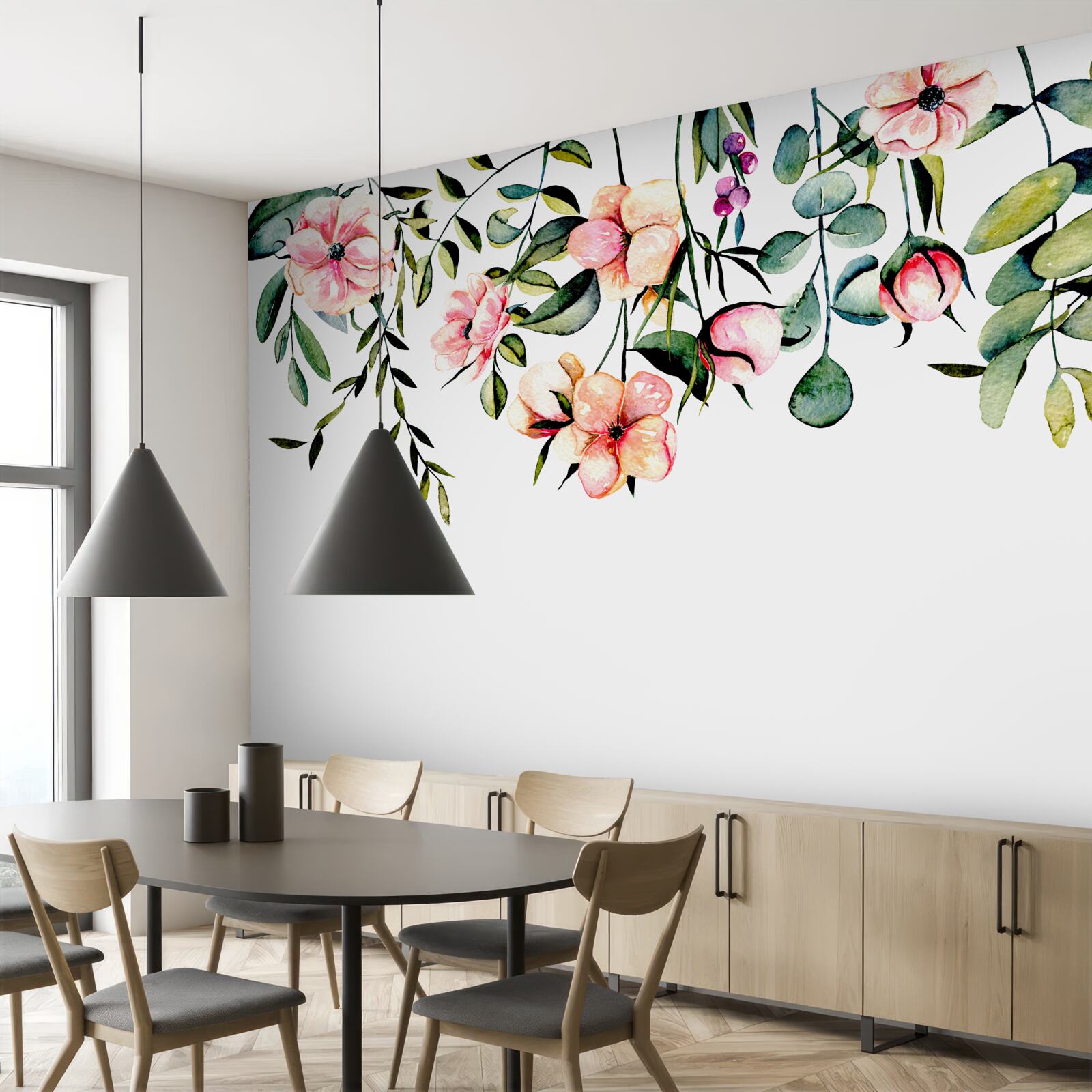 Fototapeta kwiaty rosnące latem