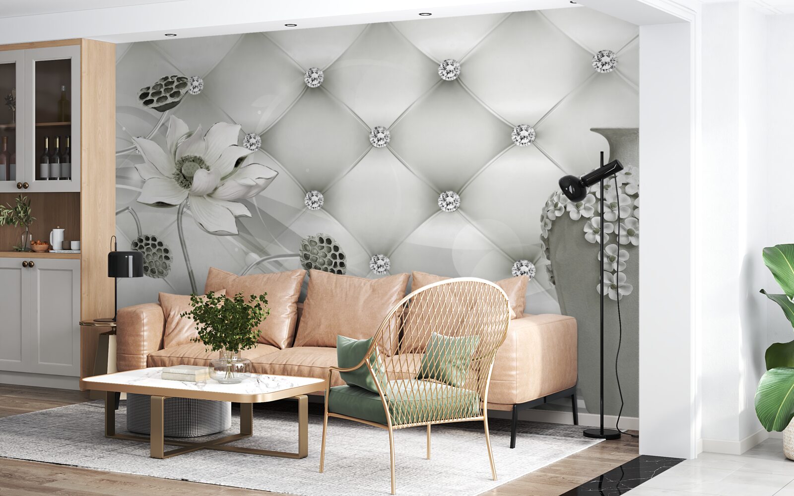 Fototapeta abstrakcyjne pionowe linie w różnych kolorach