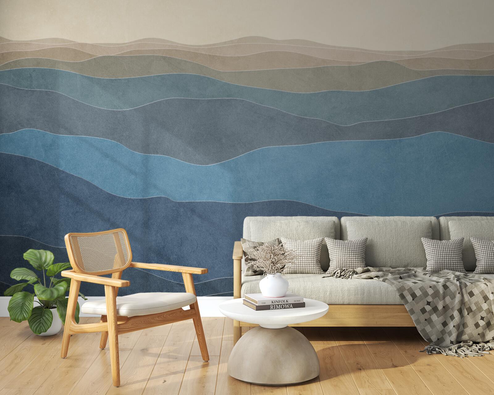 Fototapeta o wschodzie słońca wielokolorowe wzgórza i samoloty