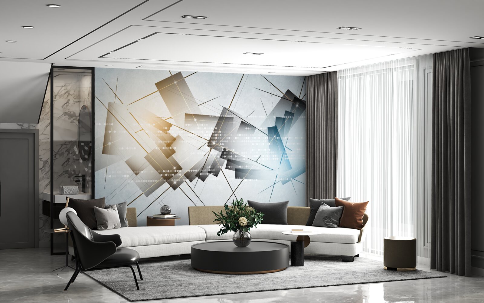 Fototapeta jasny blask na różnych obrazach