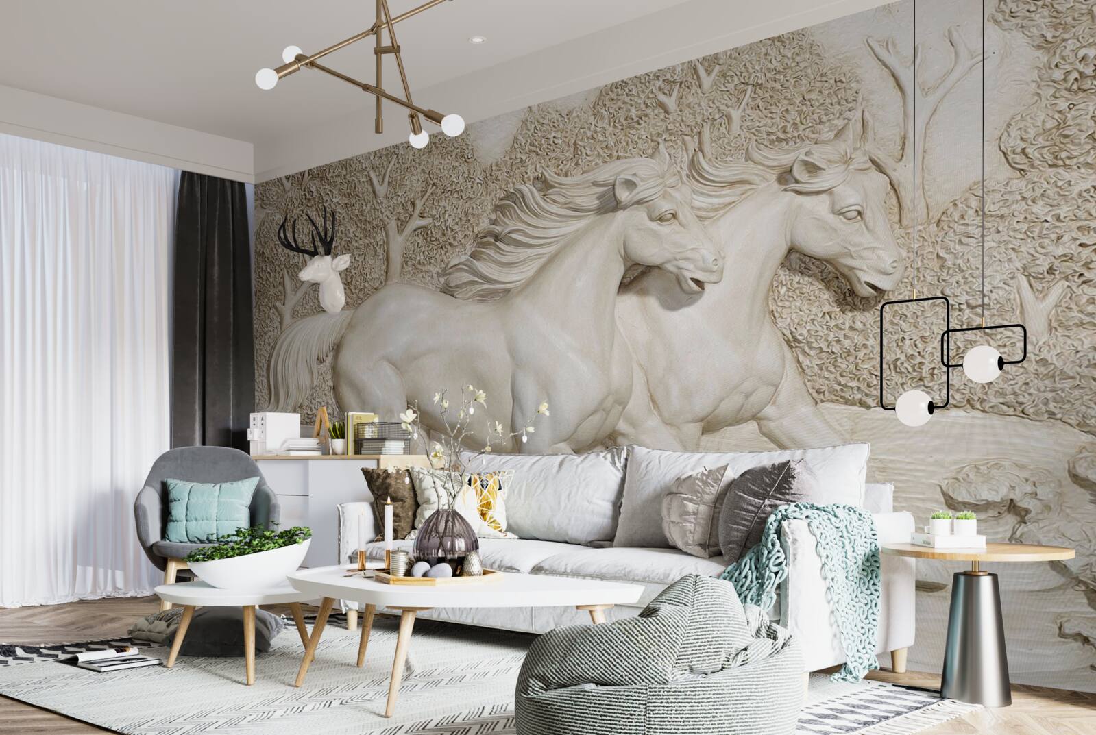 Fototapeta konie galopują