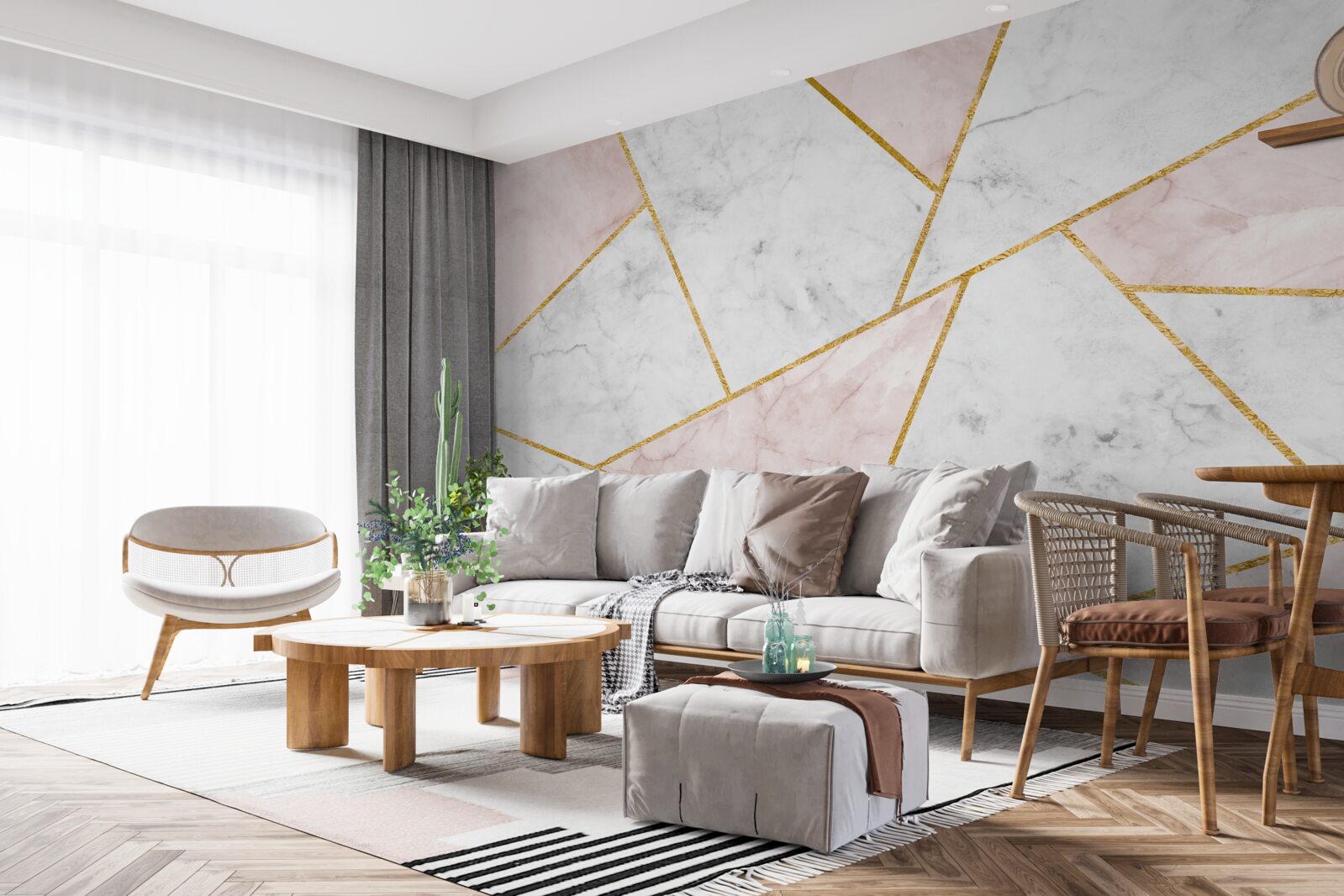 Fototapeta szary marmur o jednolitych kątach