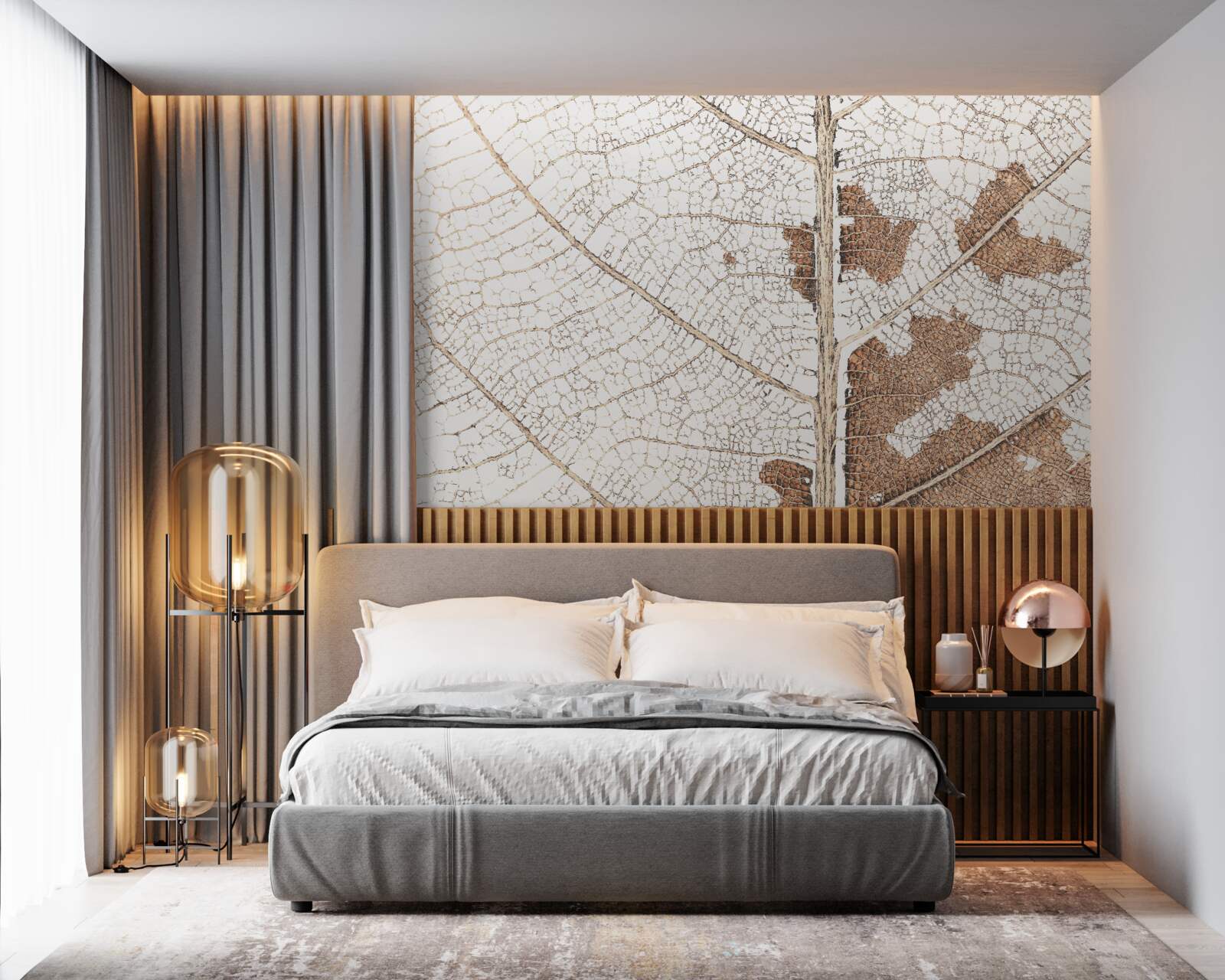 Fototapeta jesienny liść o unikalnej fakturze