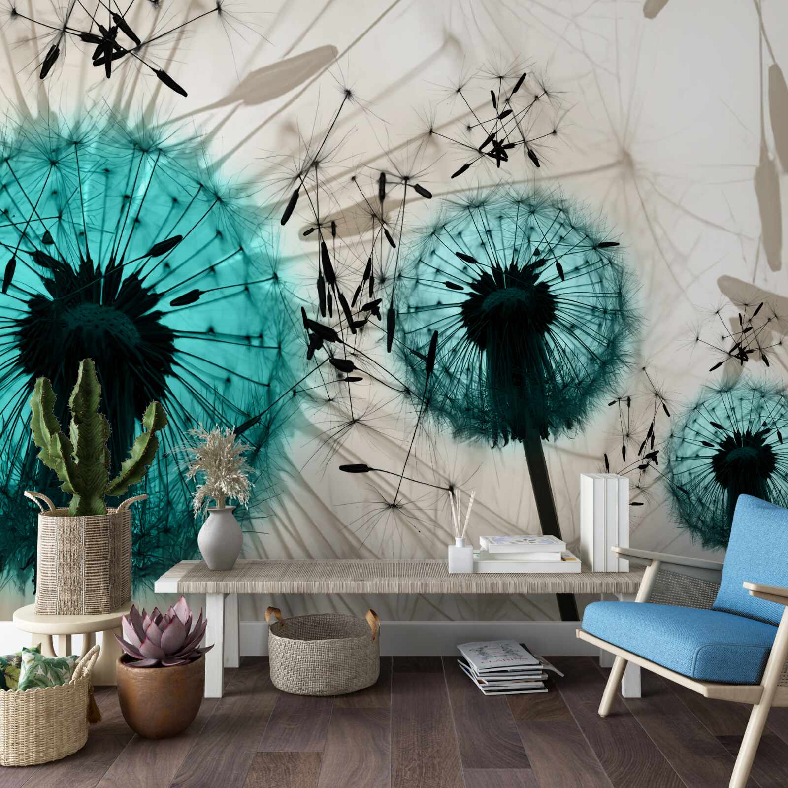 Fototapeta zbliżenia mniszek lekarski