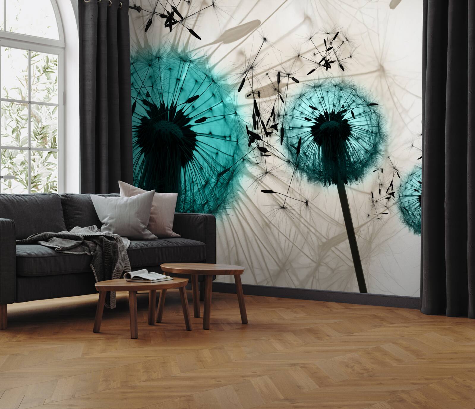 Fototapeta zbliżenia mniszek lekarski