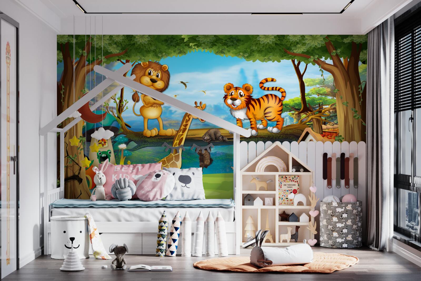 Fototapeta magiczne stworzenia w lesie