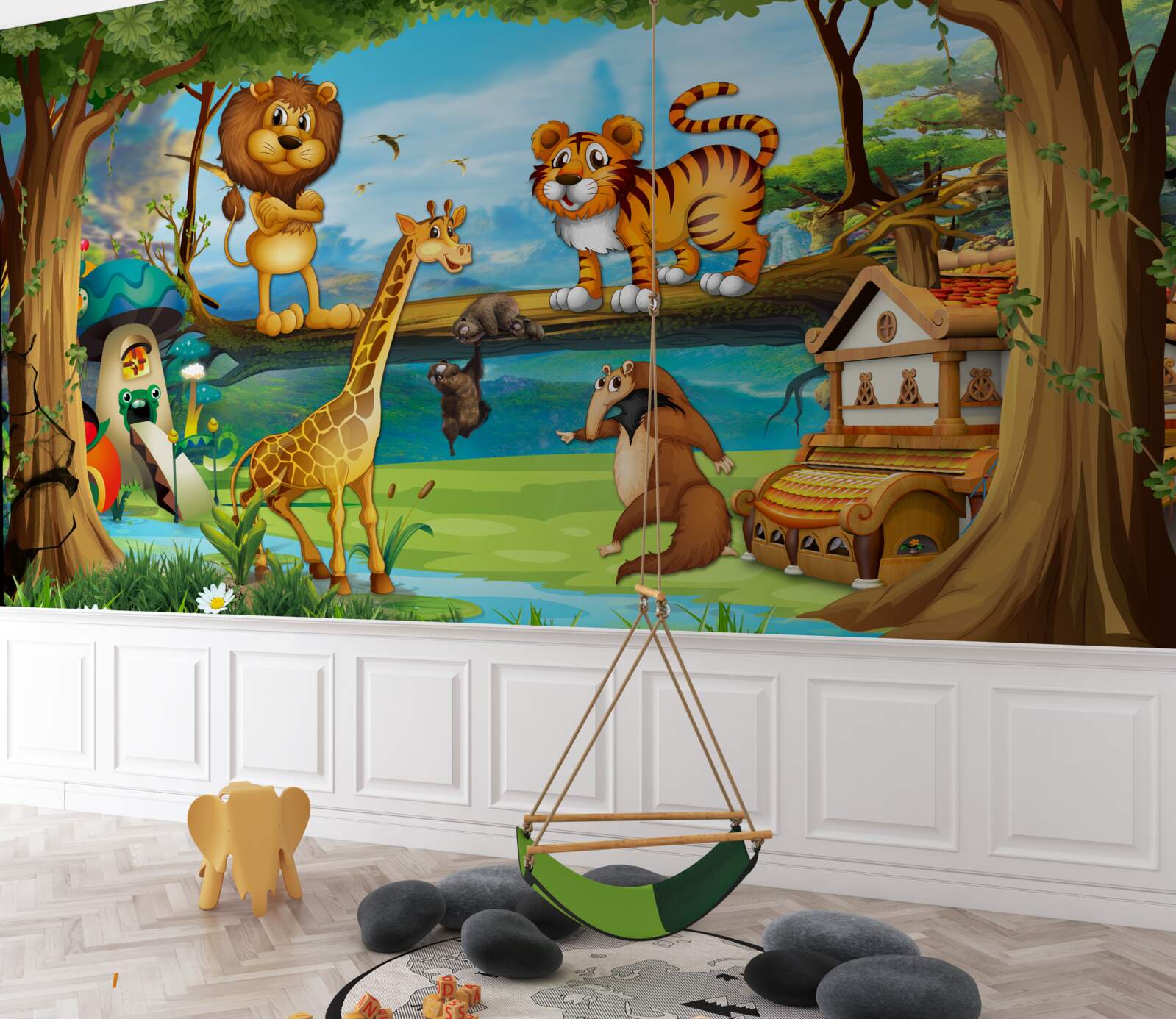 Fototapeta magiczne stworzenia w lesie