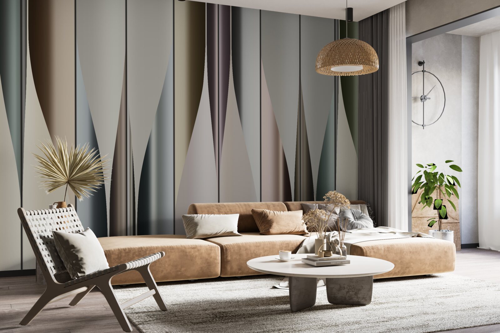 Fototapeta deska parkietowa ułożona pionowo z ostrymi końcami