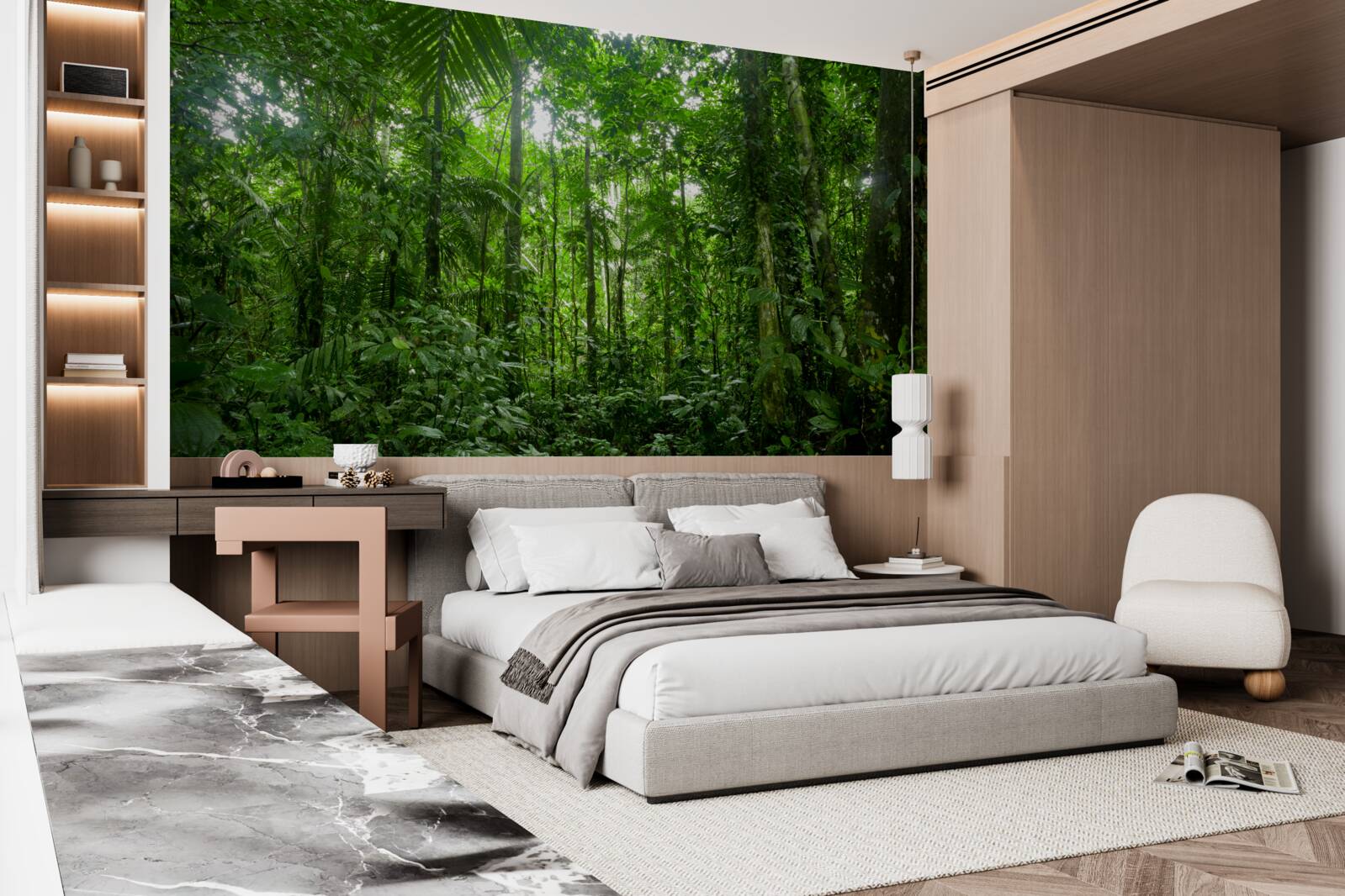 Fototapeta krajobraz lasu deszczowego, amazonia