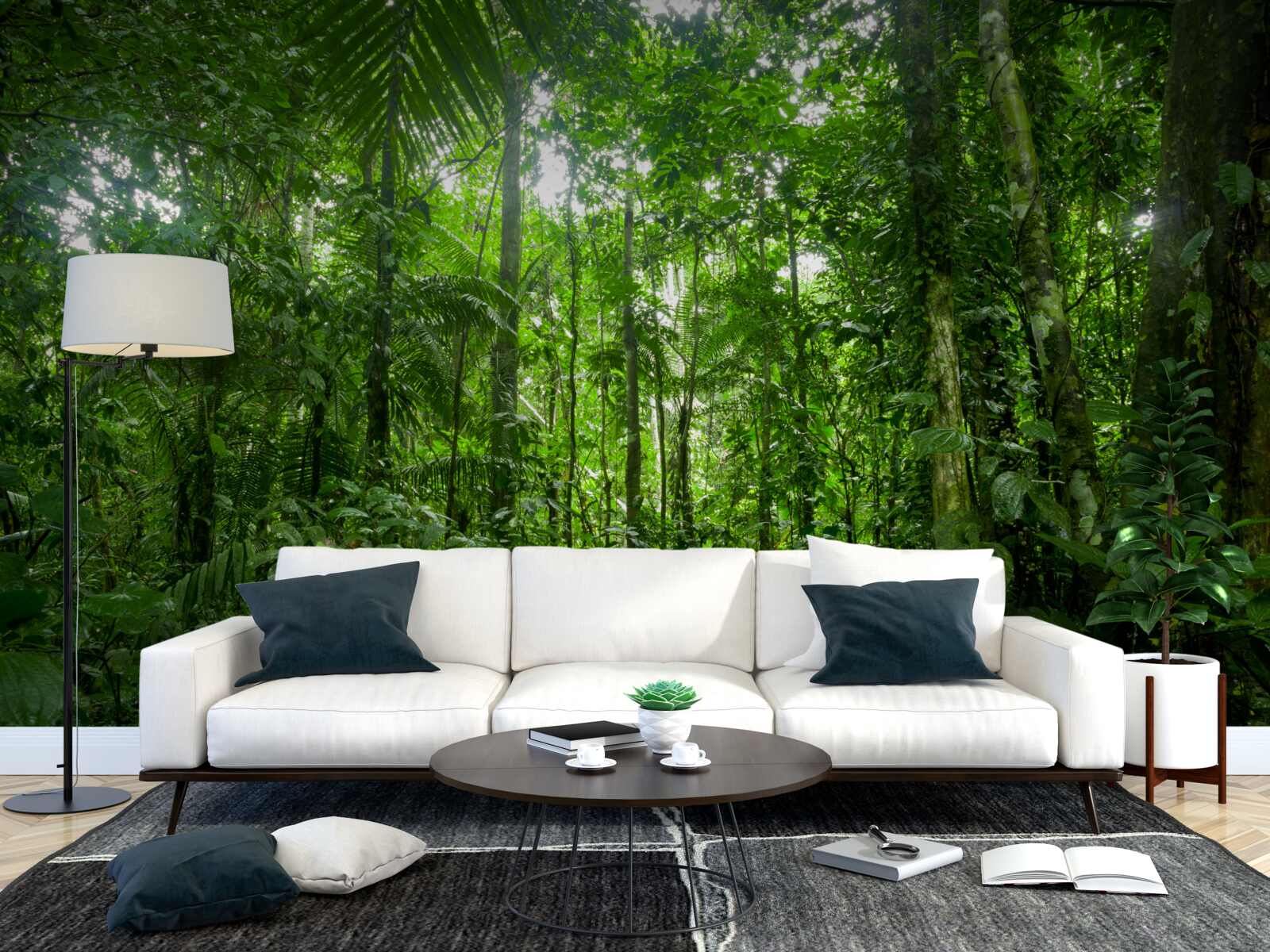 Fototapeta krajobraz lasu deszczowego, amazonia