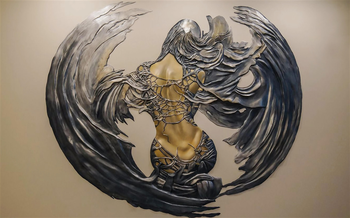 Fototapeta serafin na ścianie