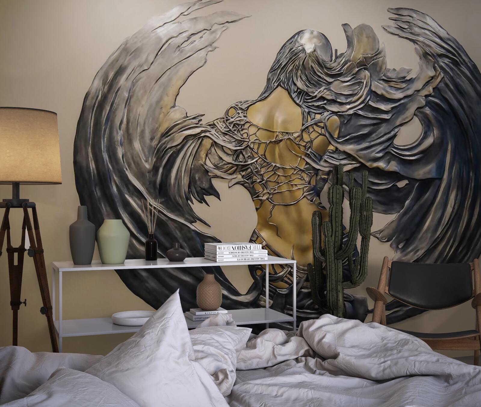 Fototapeta serafin na ścianie