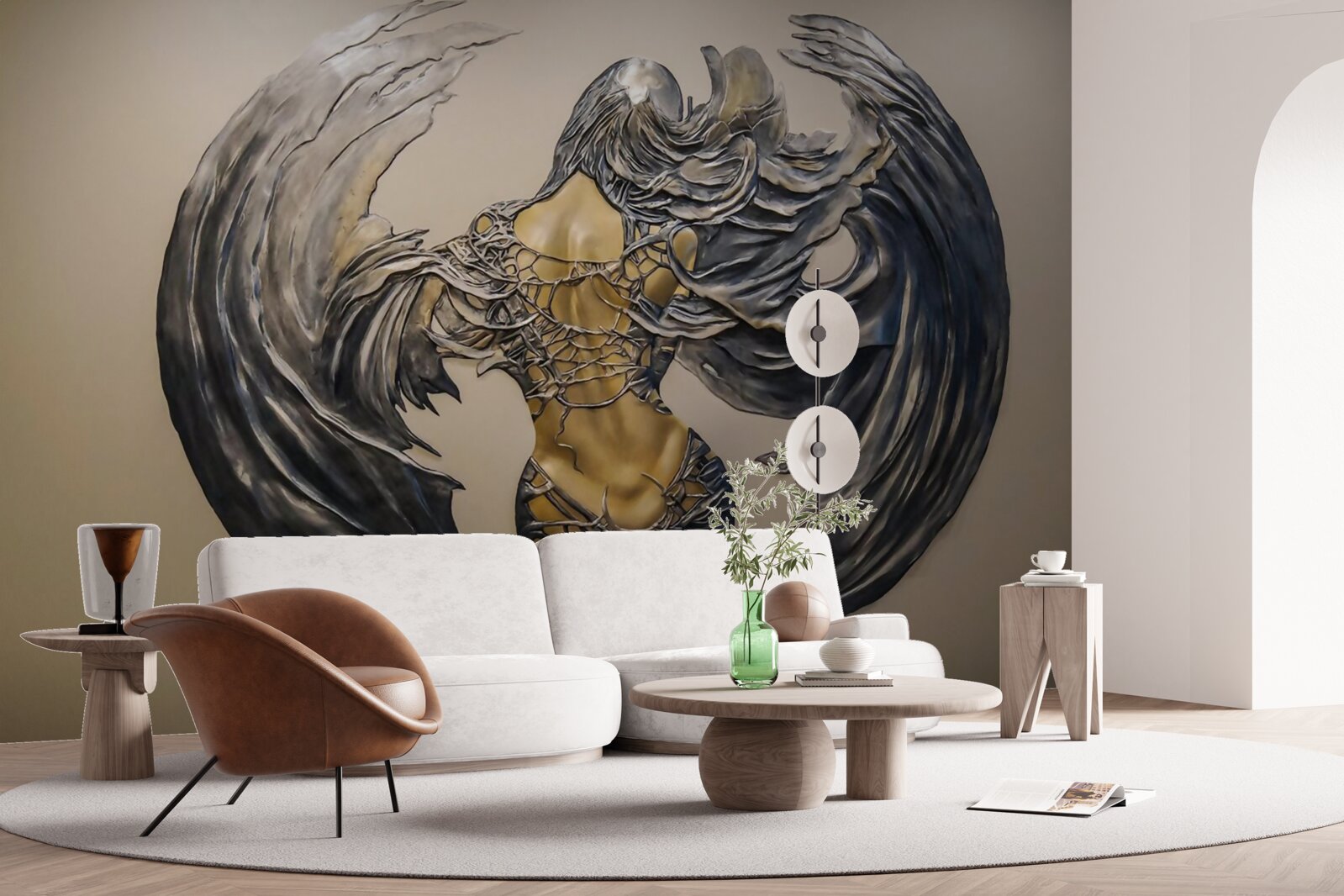 Fototapeta serafin na ścianie