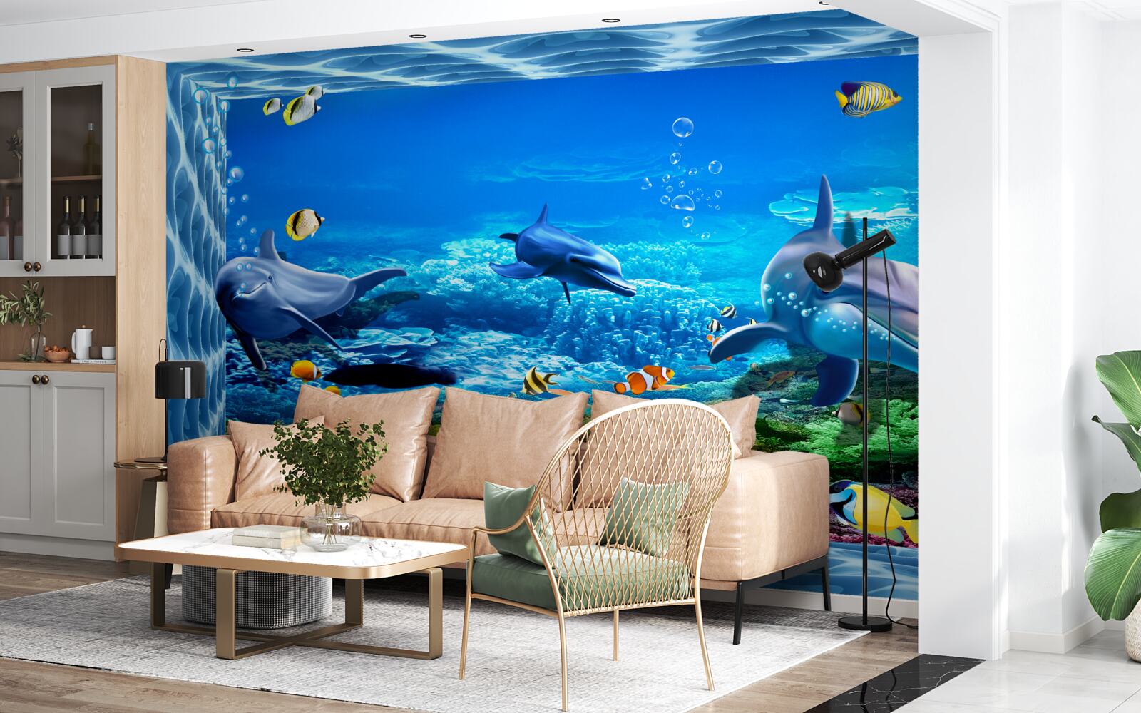 Fototapeta delfiny w wodnym zoo