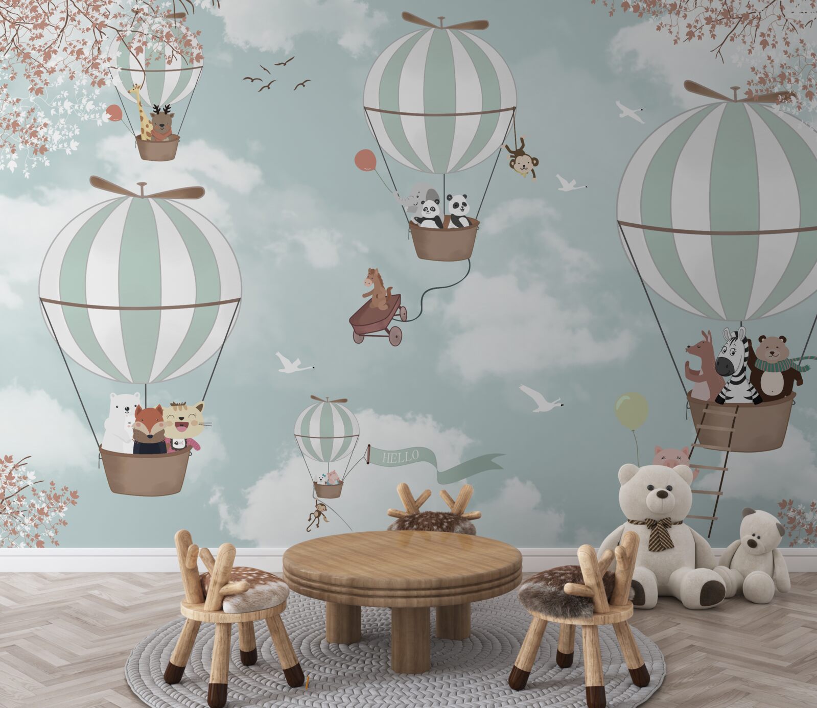 Fototapeta produkt, ilustracja i balon