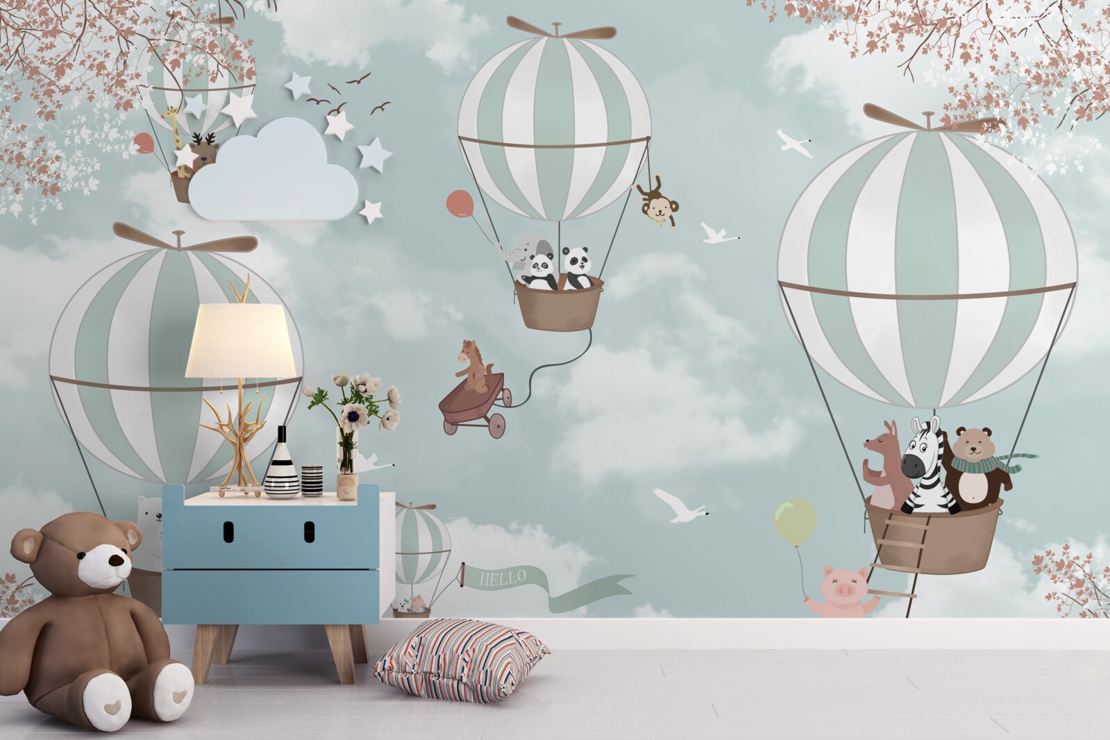 Fototapeta produkt, ilustracja i balon