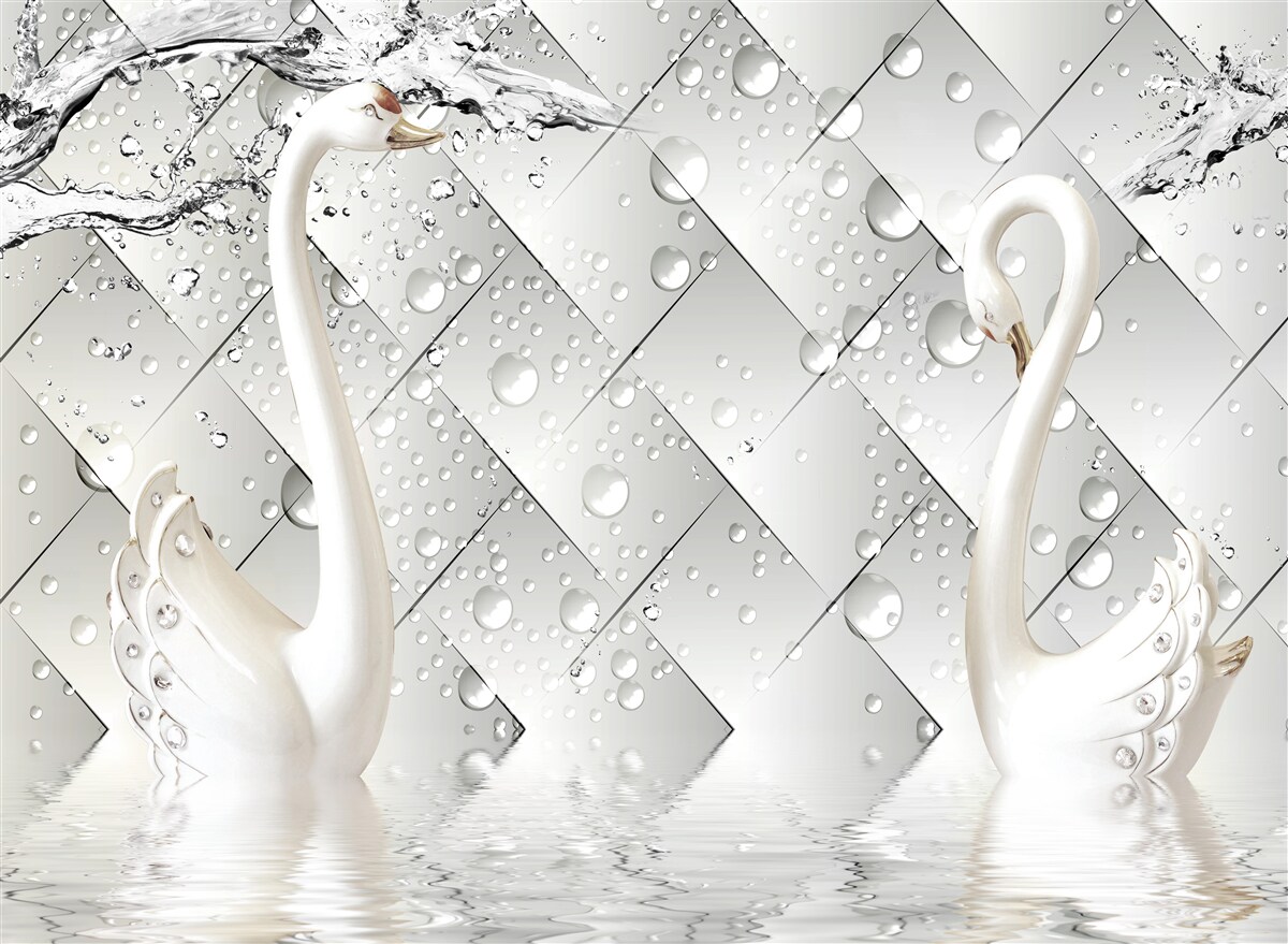 Fototapeta biała ściana i tapeta