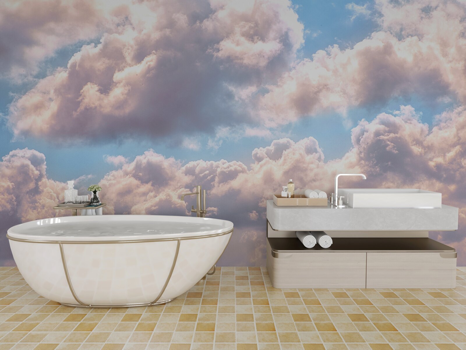 Fototapeta dzień, niebo i chmury