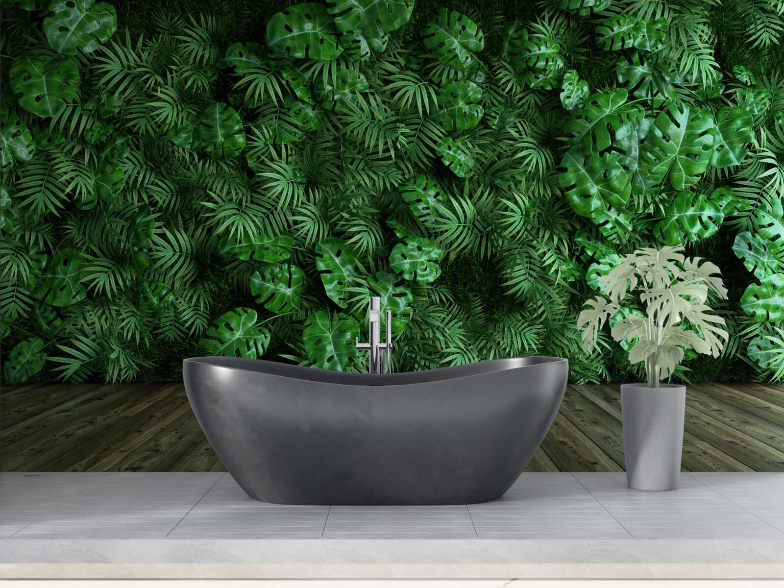 Fototapeta kolor zielony, rośliny i liście