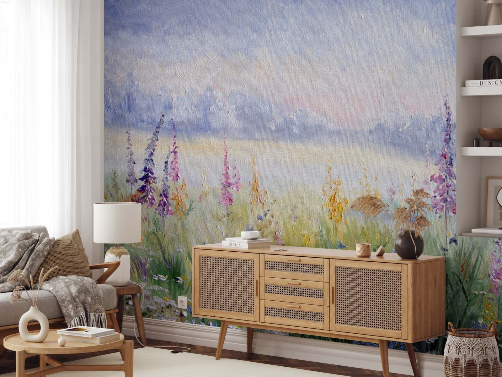 Fototapeta pole z lawendą