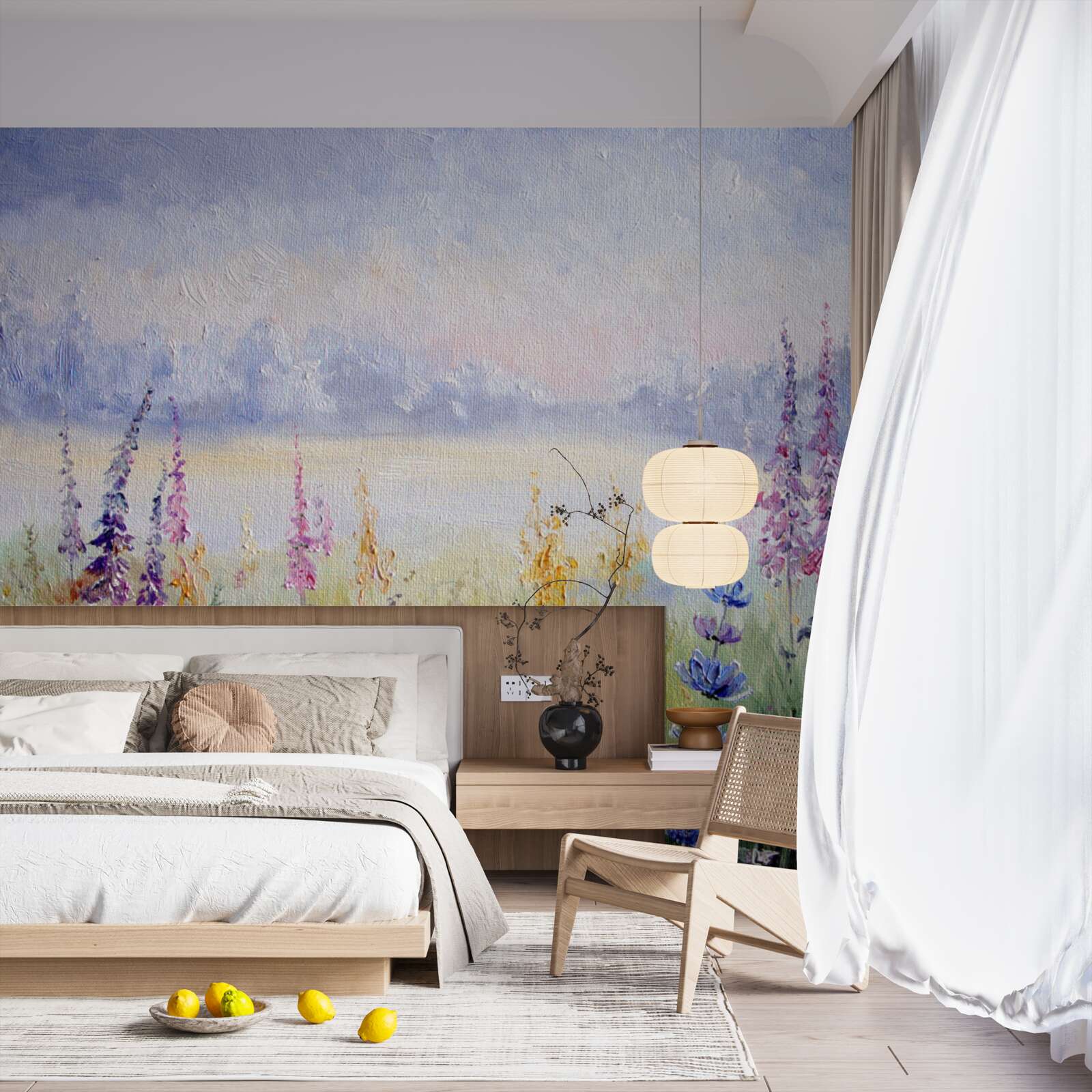 Fototapeta pole z lawendą