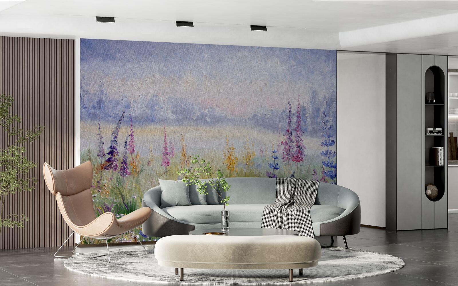 Fototapeta pole z lawendą