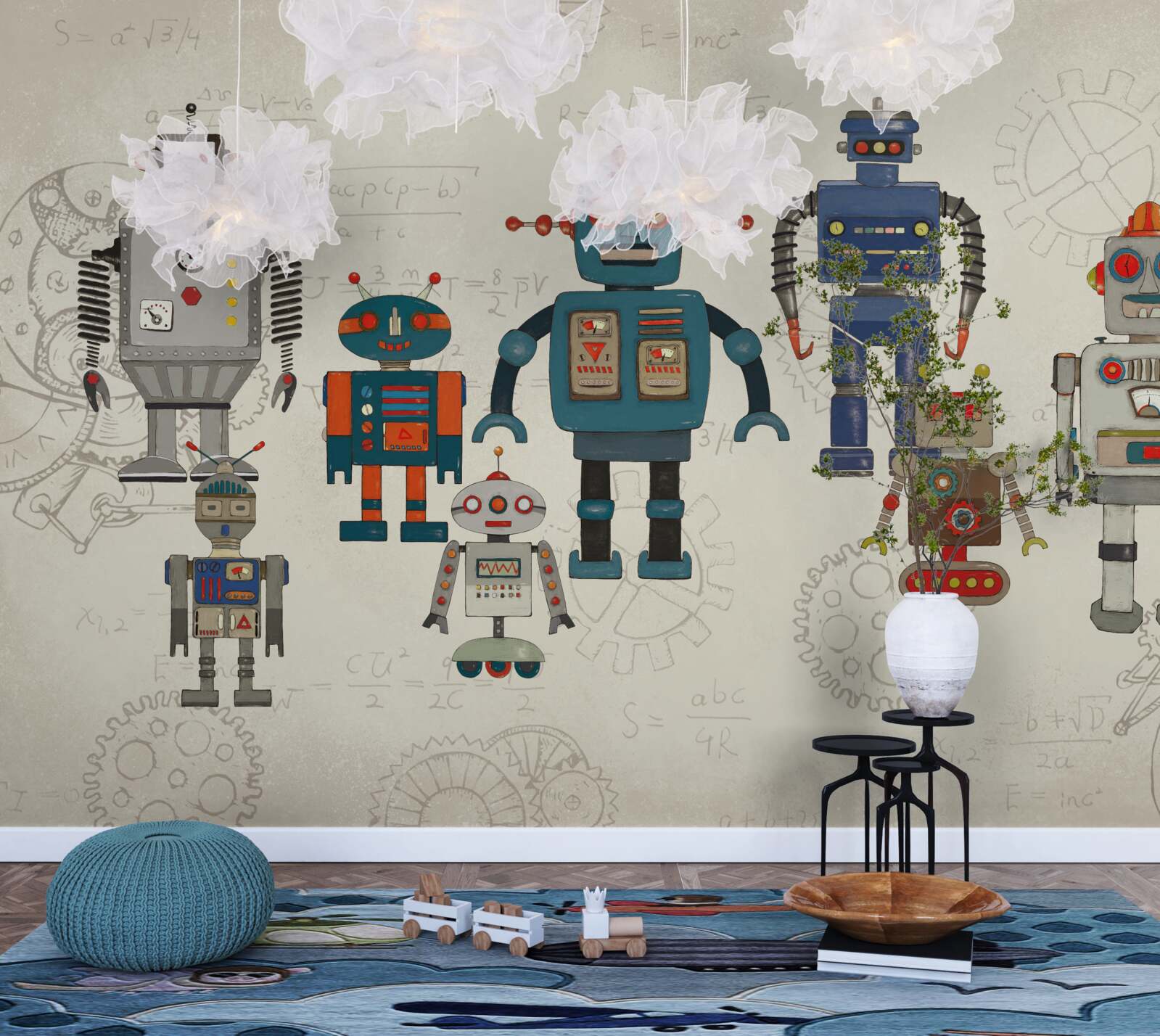 Fototapeta samochody w pokoju dziecięcym