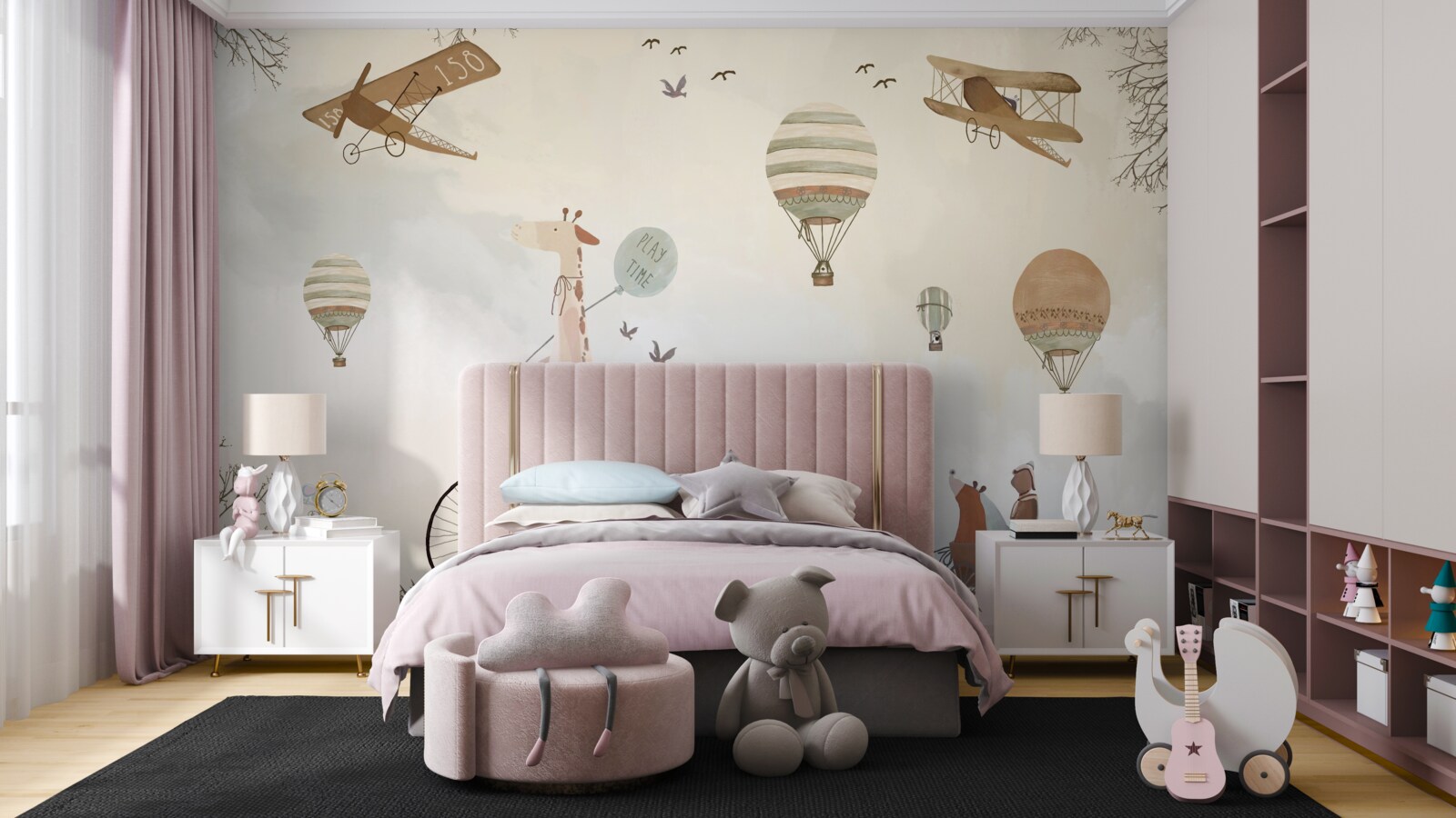 Fototapeta Żyrafa rowerzysta